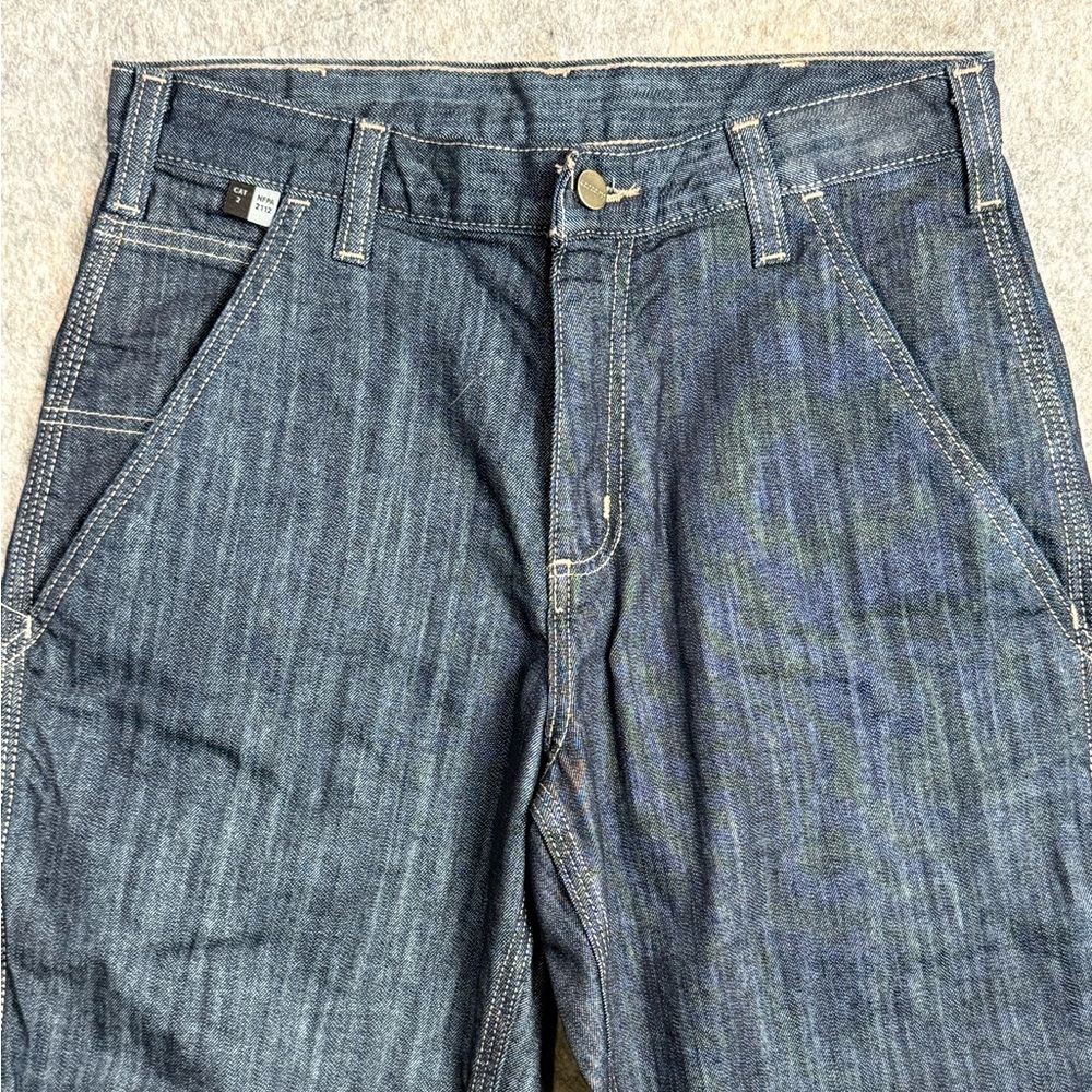 Carhartt FR Flame Resistant Denim Jeans Mens 30x32 Workwear Dark‎ Wash - Picture 2 of 6